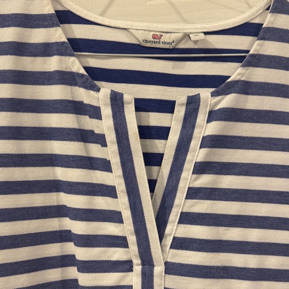 Vineyard Vines Blue and White Striped Dress - Picture 3 of 3